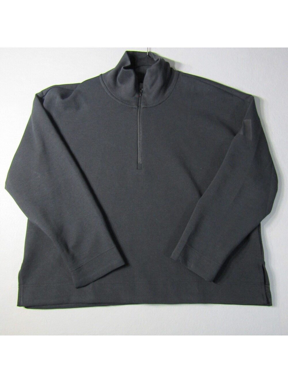 NWT Adidas Soft Lux 1/4 Zip Sweatshirt Women's XL Black